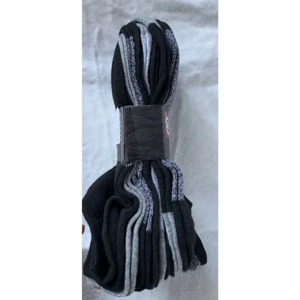 Ecko Unltd. Boys 8-Pair Low Cut Socks Black/Gray Medium Shoe 3-9 Lightweight